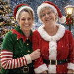 Laurie & Susan in Holiday Spirit