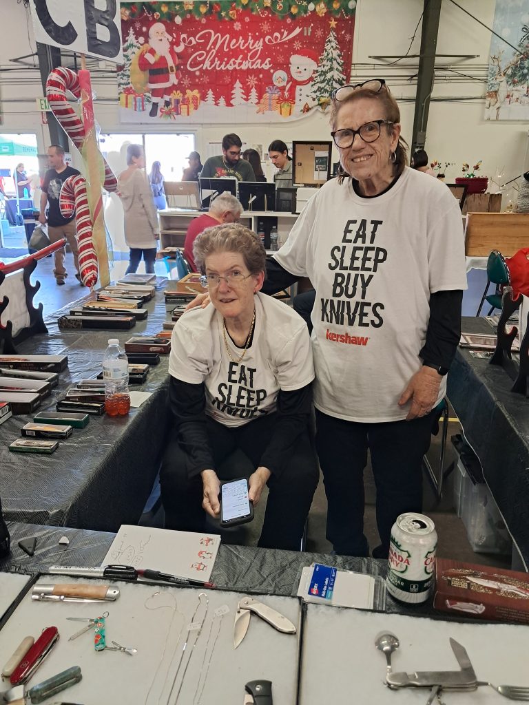 Connie Action and wife Susan of Acton Knives